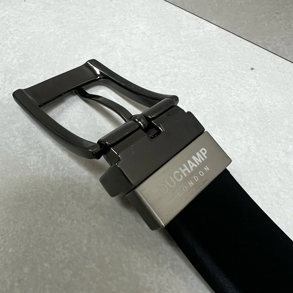 Duchamp London Reversible Brown and Black Leather Belt Size 38